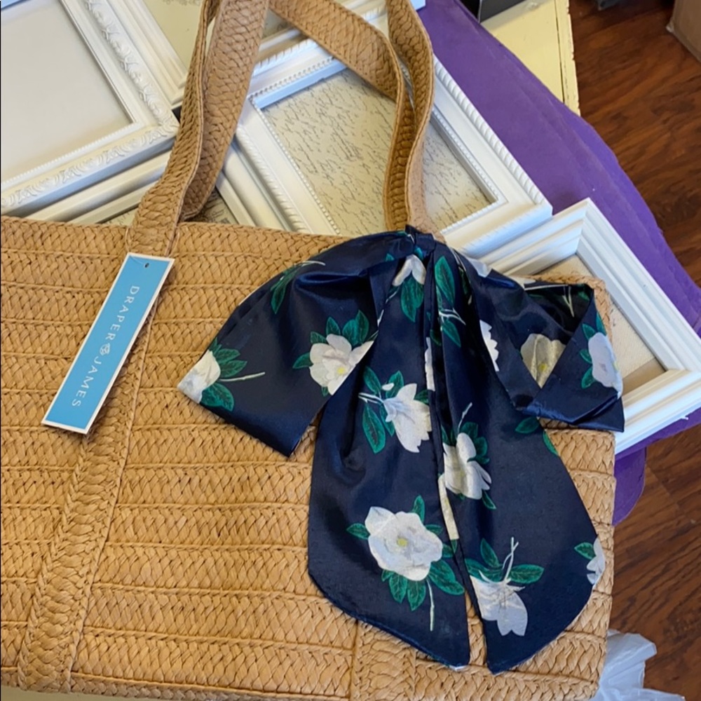 Draper James Straw Bag